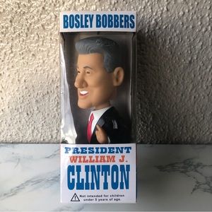 Vintage Bosley Bobbers ￼42nd President William J Clinton Bill Bobblehead